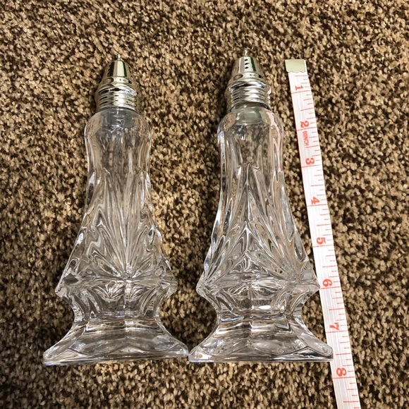 Crystal salt and pepper shakers - Picture 2 of 2